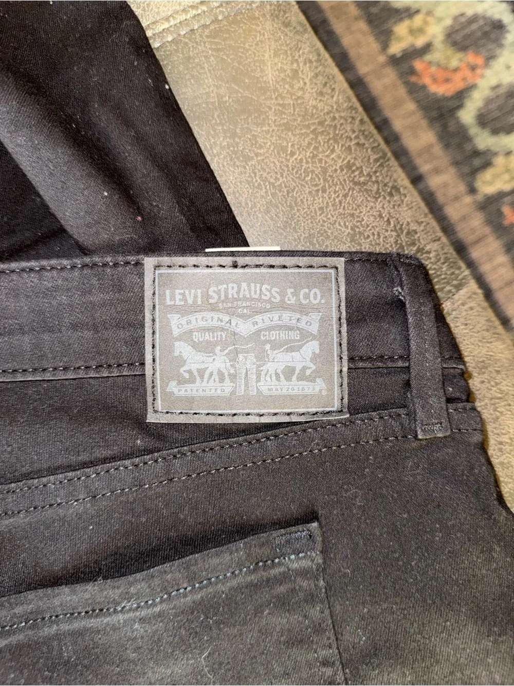 Levi’s Black 711 Skinny Jeans